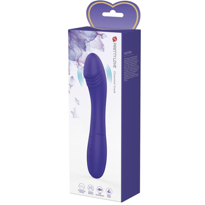Pretty Love - Elemental Youth Violett Vibrator Dildo