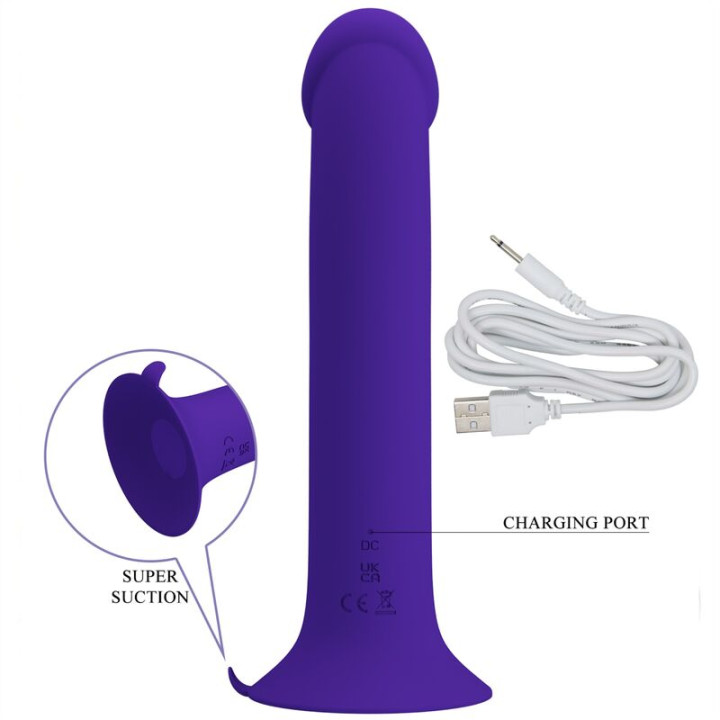 Pretty Love - Gode Vibrant Murray Youth et Violet Rechargeable