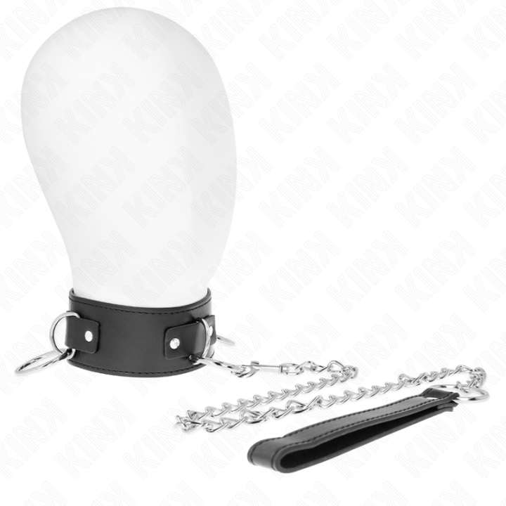 Kink - Collar Con Correa 65 cm 3 Anillos Modelo 2 Ajustable 36-43 cm x 5 cm