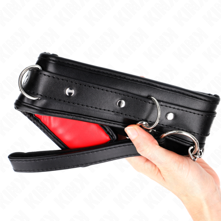Kink - Colar Com Esponja Alça de Imitação de Couro Modelo 3 Ajustável 37-54 cm x 3 cm