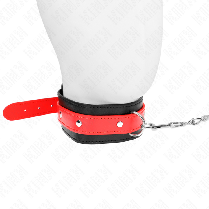 Kink - Necklace With Red Strap 65 cm Ajustable 36-43 cm x 5 cm