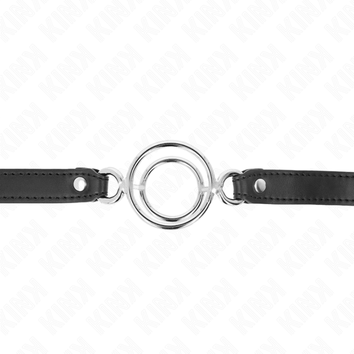 Kink - Gag Com Múltiplos o-Rings 5 cm Preto 63 x 2,5 cm