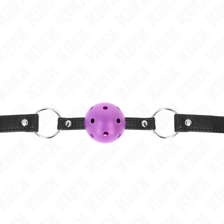 Kink - Palla Dura Cava Viola 4.5 cm Bavaglio 63.5 x 2 cm