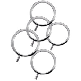 Electrastim - Electrarings Metall-Penisringe 5er-Pack