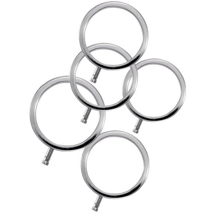 Electrastim - Anéis de Metal Electrarings Pacote Com 5