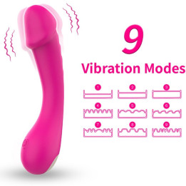 Armony - Vibrador Dildo g-Spot Silicone Fúcsia