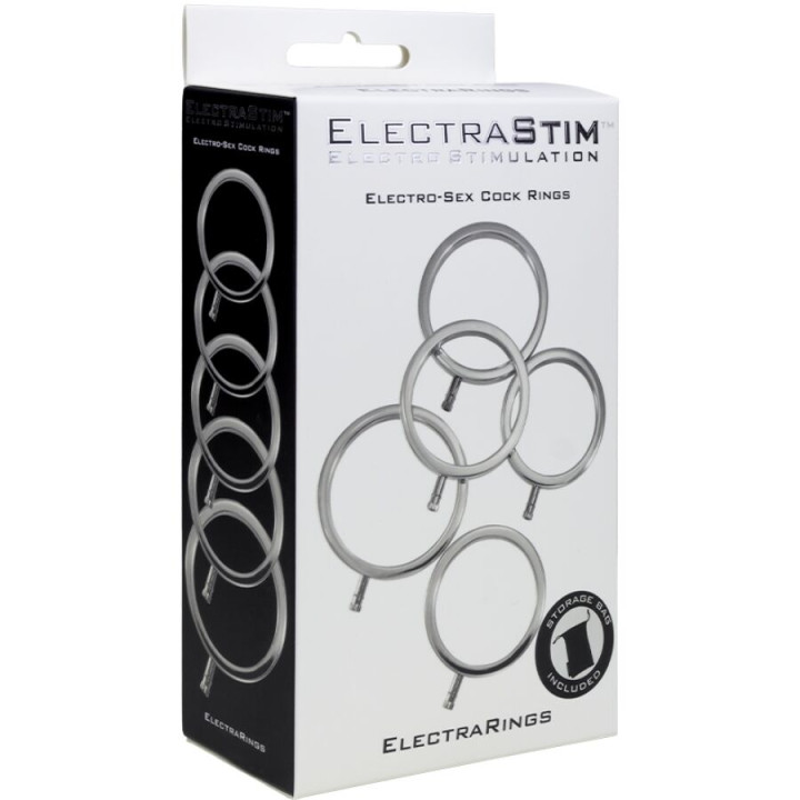 Electrastim - Anéis de Metal Electrarings Pacote Com 5