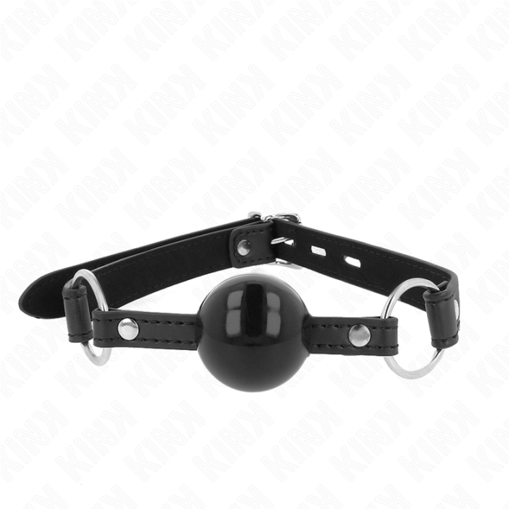 Kink - Tpe Ball 4 cm Gag With Black Lock 60 x 2 cm