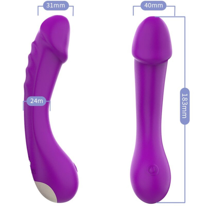 Armony - Dildo Vibratore g-Spot in Silicone Viola