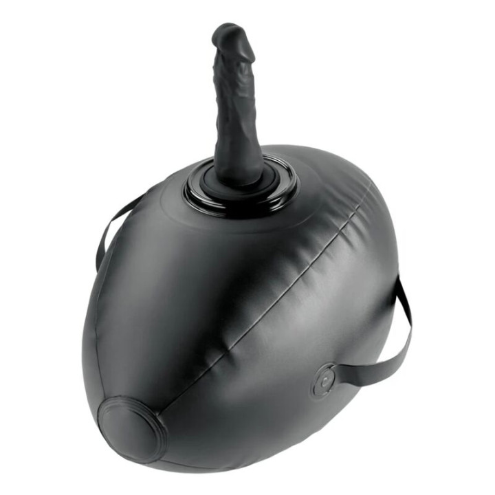 Fetish Fantasy Series - Hinchable Body Dock Con Dildo Negra 41.9 cm