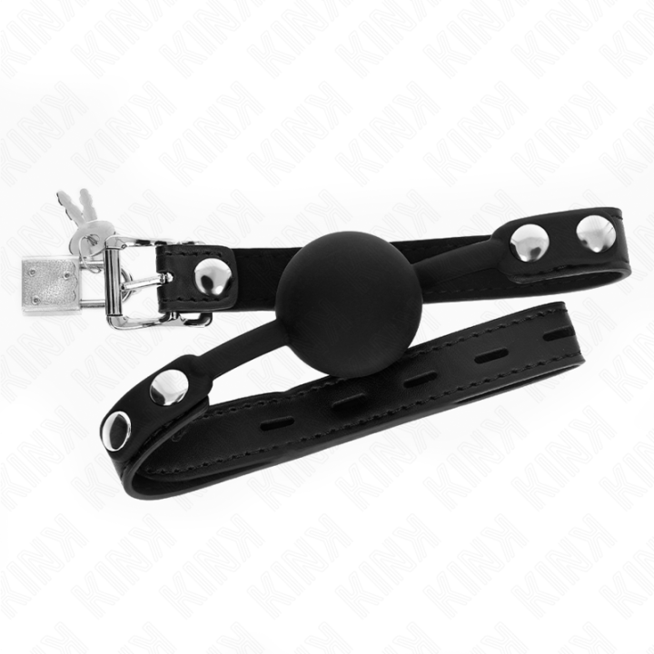 Kink - Model 1 Silicone Ball 4 cm Gag With Lock 60 x 2 cm