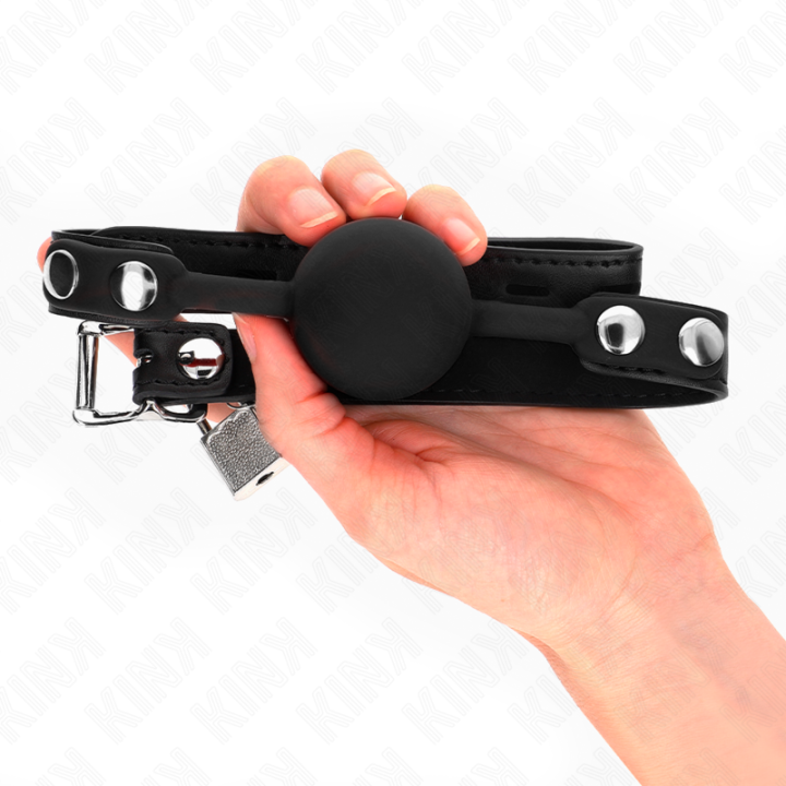 Kink - Model 1 Silicone Ball 4 cm Gag With Lock 60 x 2 cm