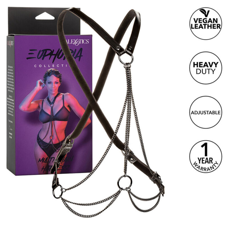 Calexotics - Euphoria Arnés de Múltiples Cadenas Premium