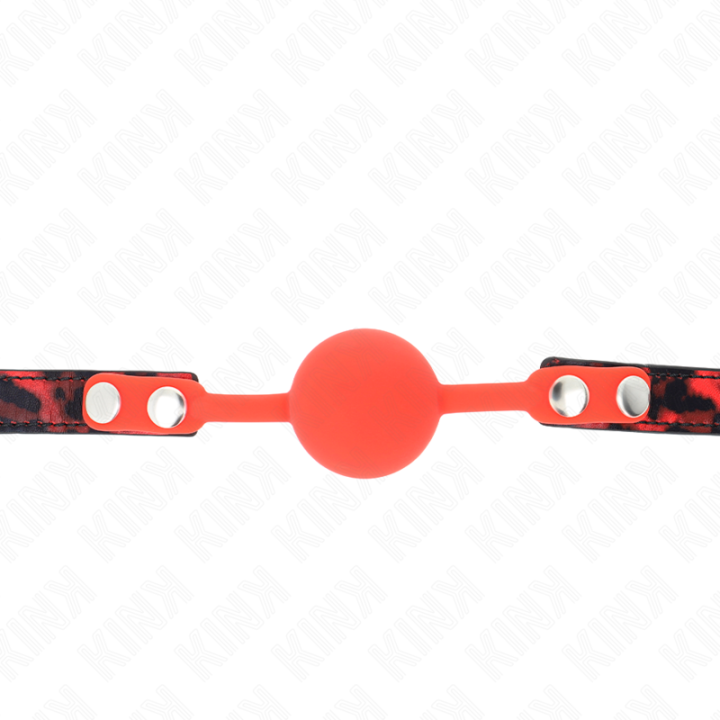 Kink - Model 2 Silicone Ball 4 cm Gag With Lock 60 x 2 cm