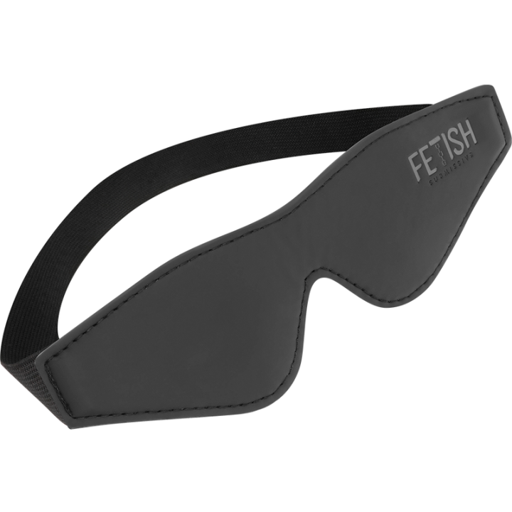 Fetish Submissive - Maschera Vegana in Pelle Con Fodera in Noprene