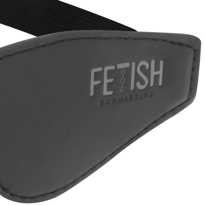 Fetish Submissive - Maschera Vegana in Pelle Con Fodera in Noprene