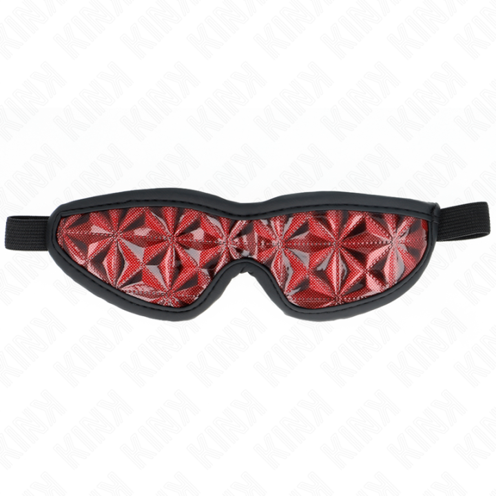 Kink - Faixa de Cabeça Padrão Diamante Vermelho 20,5 x 6 cm
