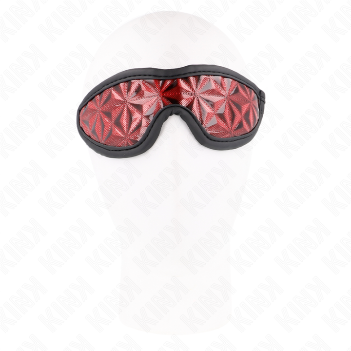 Kink - Faixa de Cabeça Padrão Diamante Vermelho 20,5 x 6 cm