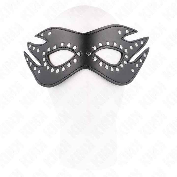 Kink - Masque en Cuirette à Rivets Modèle 3 26 x 9,5 cm