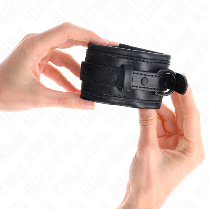 Kink - Appui-Poignets Noir Ajustable 20-30 cm x 6 cm