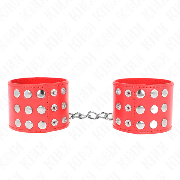 Kink - Pulso Com Snap Fasten Vermelho Ajustável 19-24 cm x 5,5 cm