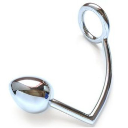 Metal Hard - Anel Com Gancho Anal 50mm
