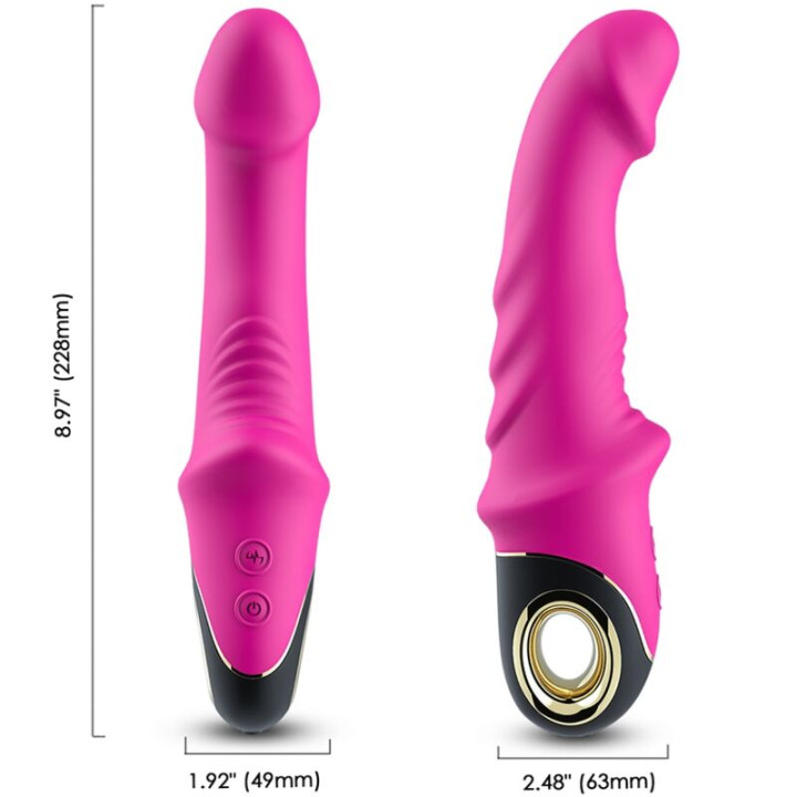 Armony - Joyblade Dildo Vibratore Rotatore Fucsia