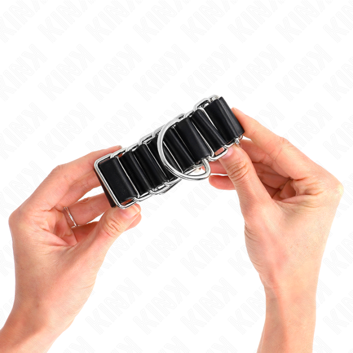 Kink - Hinge-Like Thin Wrist Restraints Black Adjustrable 16-22 cm x 3.5 cm