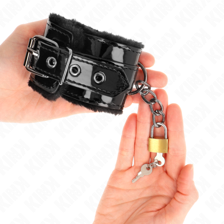 Kink - Light Wrist Restraints With a Copper Lock Adjusable 17-29 cm x 5.5 cm