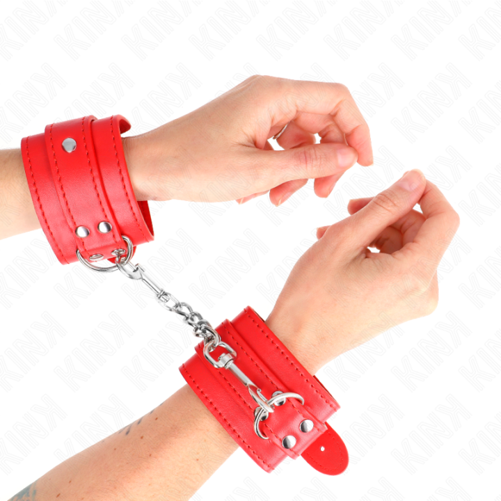 Kink - Pulso Simples Vermelho Ajustável 20-23 cm x 5,5 cm