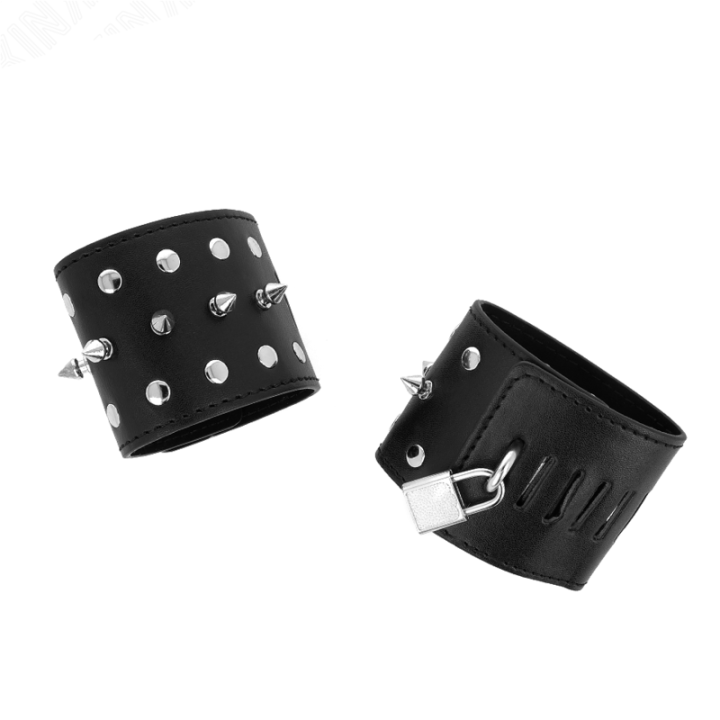 Kink - Punk Wrist Restraints With Spikes 25 x 6 cm