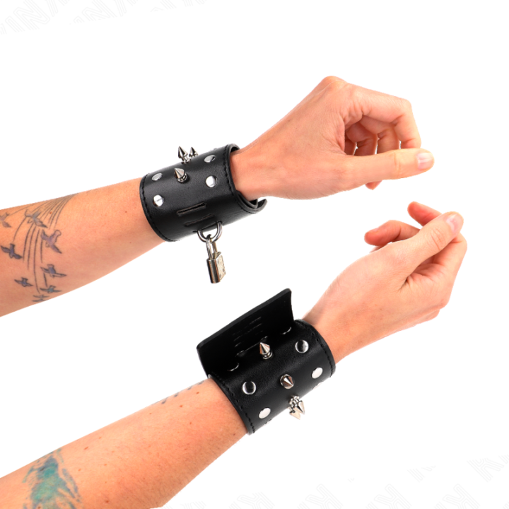 Kink - Resistenza da Polso Punk Con Punte 25 x 6 cm