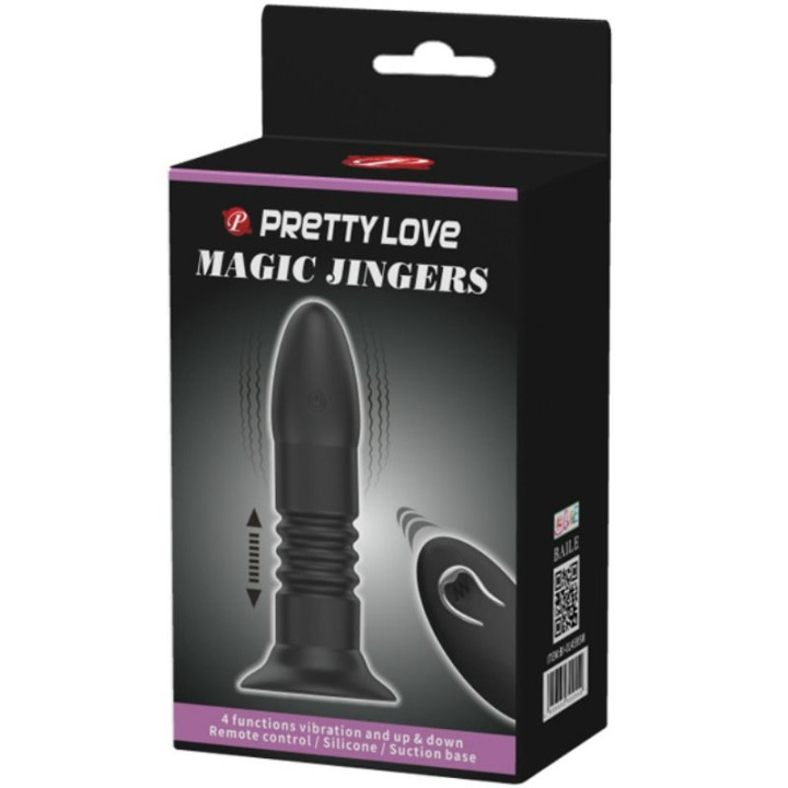 Pretty Love - Plug Magic Jinger Para Cima e Para Baixo e Vibrao