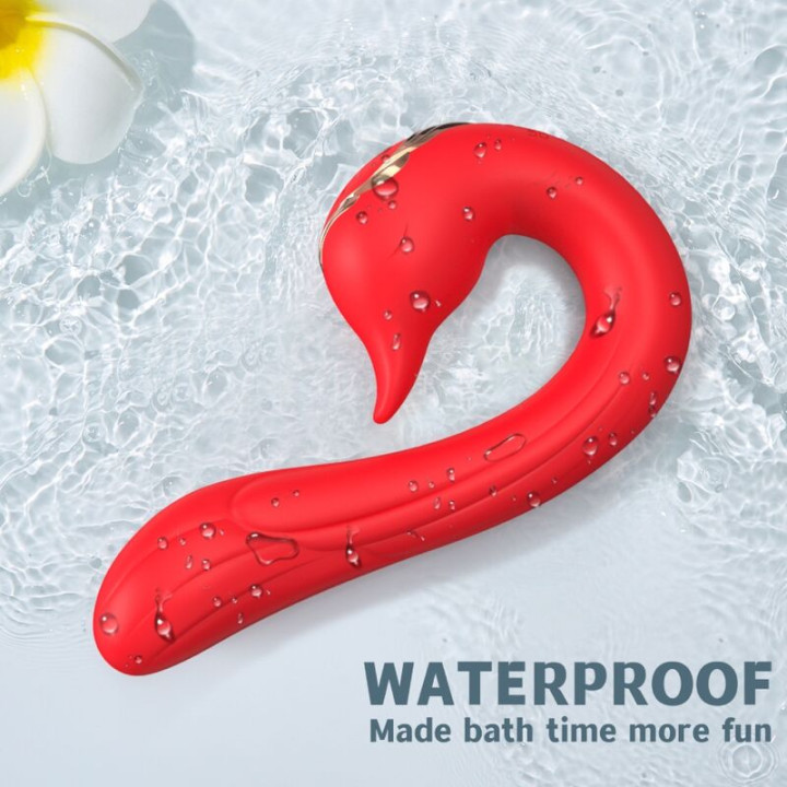 Armony - Vibrador Delfin Multiposição e Efeito de Calor Vermelho