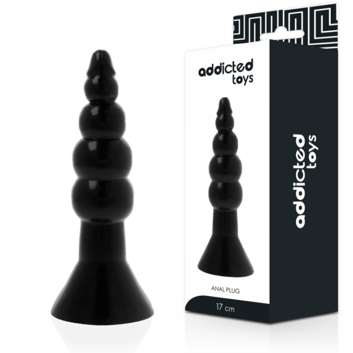 Addicted Toys - Anal Plug 17 cm Black