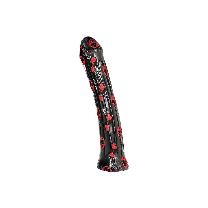 All Black - Dildo Con Plug 31 cm