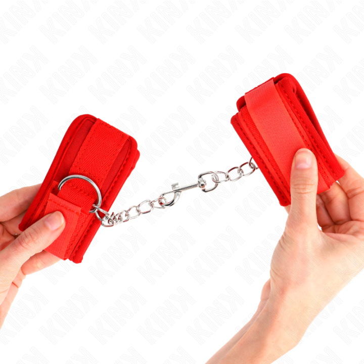 Kink - Punhos de Neoprene Vermelho 42 x 5 cm