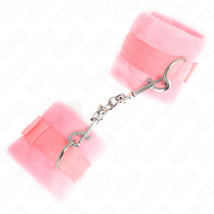 Kink - Polsini in Pelliccia Per Principianti Rosa 30 x 7 cm