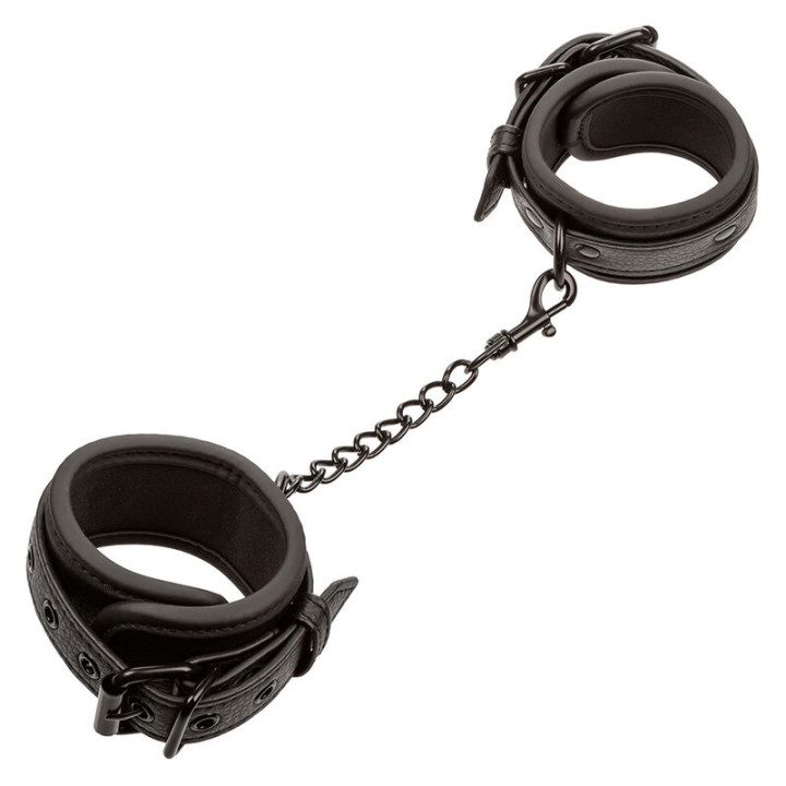 Calexotics - Nocturnal Poignets en Cuir Réglables Noirs