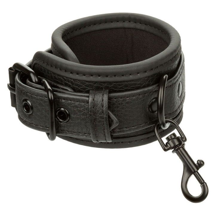Calexotics - Nocturnal Manichette da Polso in Pelle Regolabili Nere