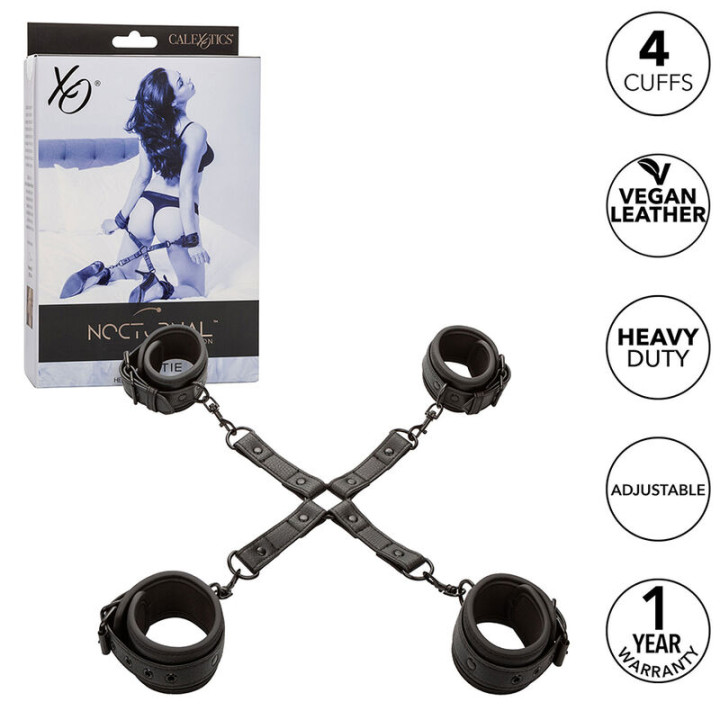 Calexotics - Nocturnal Connecteur Tie Hog Cuero Ajustable Noir