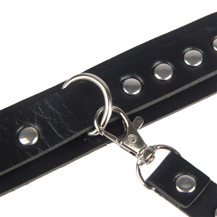 Subblime - 953690 Algemas Com Cinto de Bondage Preto Tamanho Único