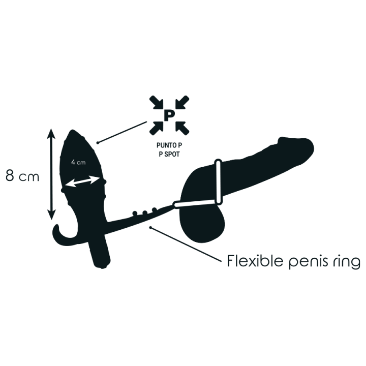Addicted Toys - Anal Plug With Double Black Ring