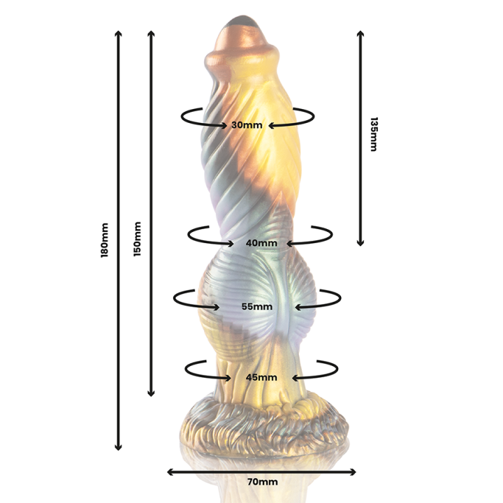 Epic - Phoenix Dildo la Risorgenza Del Piacere Telecomando Ricaricabile
