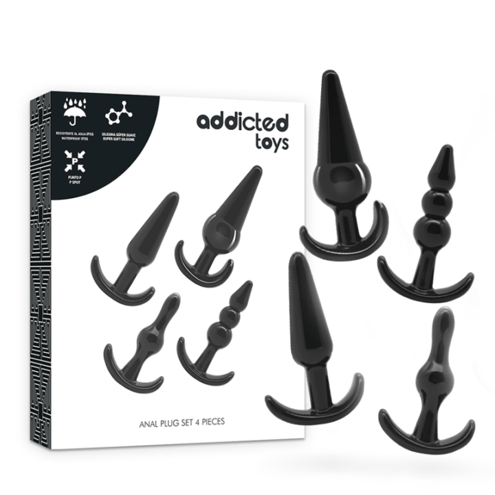 Addicted Toys - Set di 4 Tappi Anali