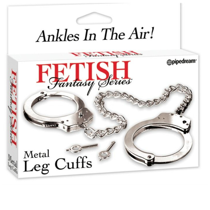 Fetish Fantasy Series - Algemas de Pernas de Metal