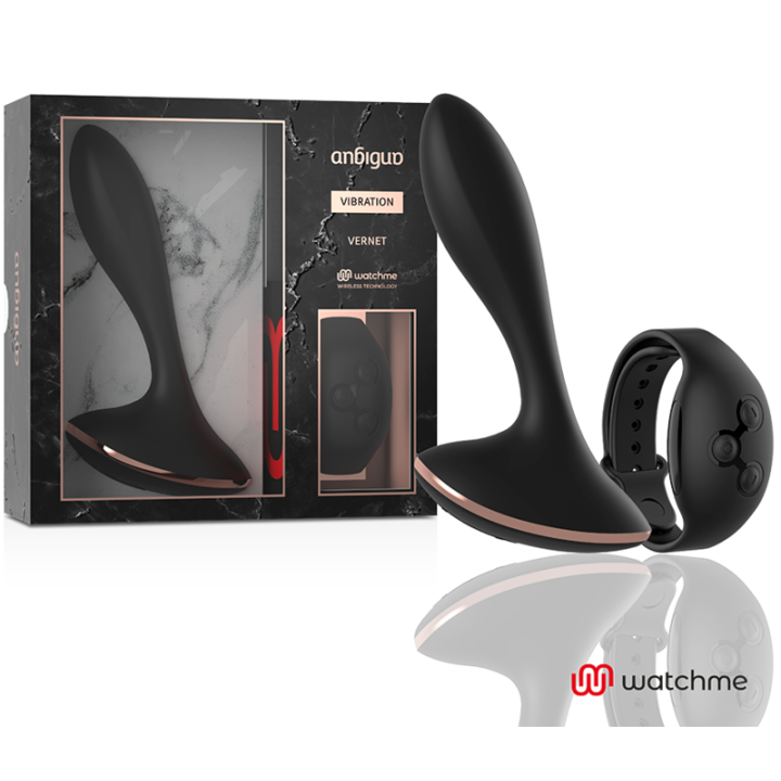 Anbiguo - Watchme Vibrateur Télécommande Plug Anal Vernet