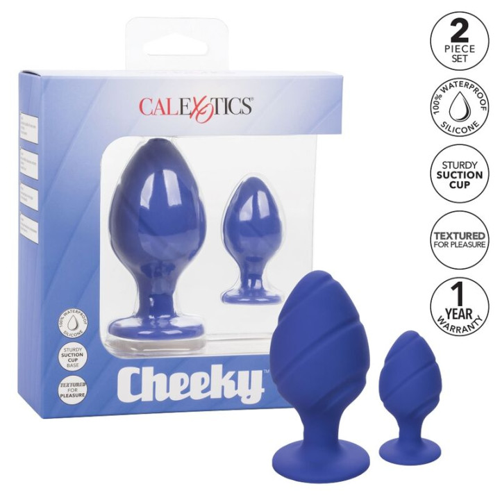 Calexotics - Cheeky Buttplug Lila