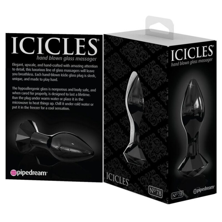 Icicles - Plugue Anal de Vidro n. 78