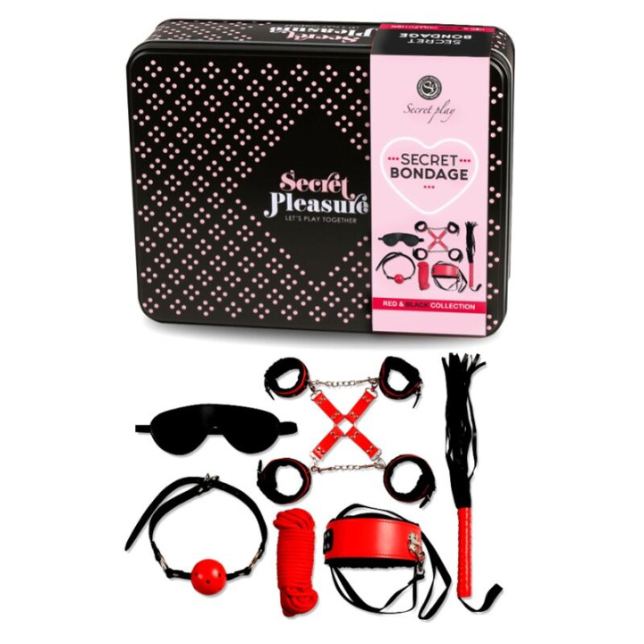 Secretplay - Bdsm Set 6 Pcs Rossa Collection